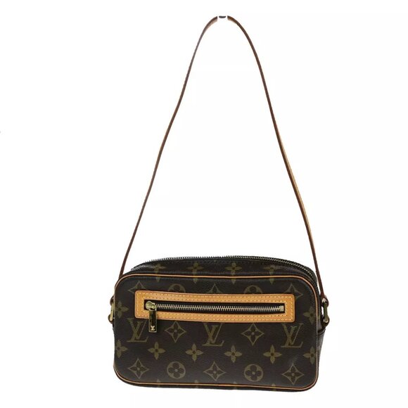 LOUIS VUITTON Pochette Cite One Shoulder Bag Monogram Brown M51183 95SJ526 - Picture 1 of 15